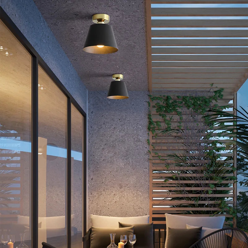 Modern minimalist LED ceiling light for interior decoration - vue 5 sur 8