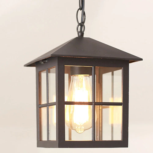 Vintage European outdoor ceiling light for garden and balcony - vue 9 sur 10