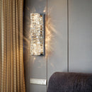 Modern crystal wall light with LED for indoor use