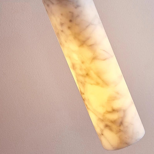 Luxury modern marble LED pendant lamp - vue 7 sur 15