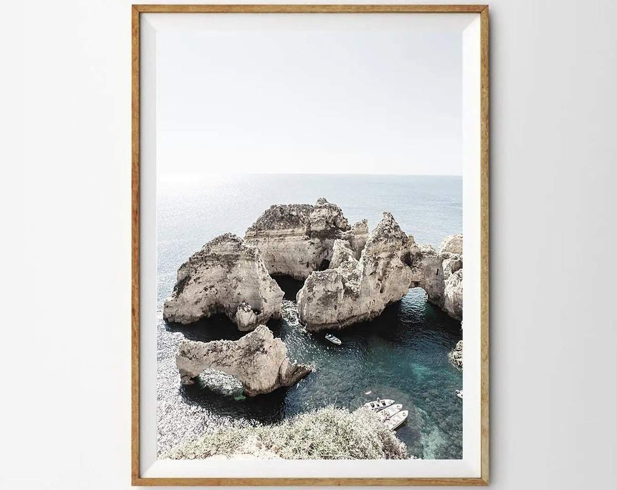 affiche de photographie de vagues océan paysage marin décor mural
