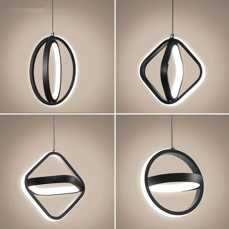 Modern LED pendant light for stylish indoor lighting - vue 6 sur 24