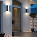 Modern waterproof LED wall light for indoor and outdoor use