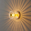 Romantic warm light glass wall lamp for indoor lighting