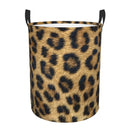 leopard print laundry basket large foldable clothes storage