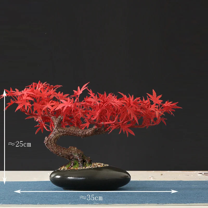 Artificial bonsai tree for indoor decoration and landscaping - vue 16 sur 36