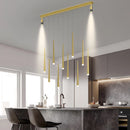 Modern energy-saving chandelier for a warm atmosphere