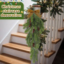 Artificial pinecone garland for Christmas decorations