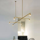 Postmodern luxury sputnik chandelier for living and dining room