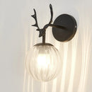 Retro glass ball decorative LED wall light night lamp