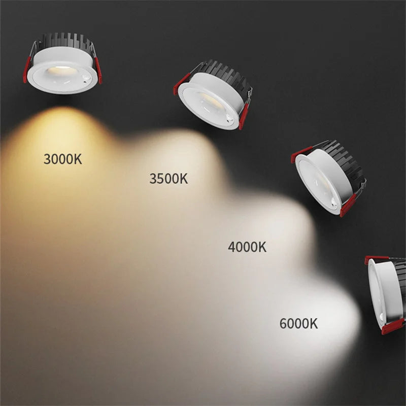 Recessed spotlight with infrared motion sensor practical lighting - vue 5 sur 10