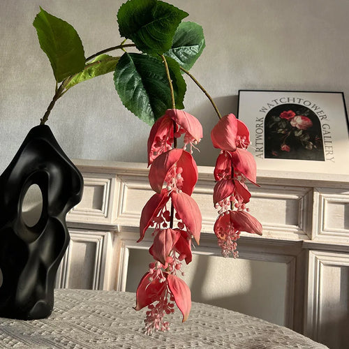 Tropical medinilla magnifica artificial flowers for indoor decoration - vue 4 sur 9