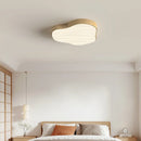 Modern simple wood grain chandeliers for home lighting