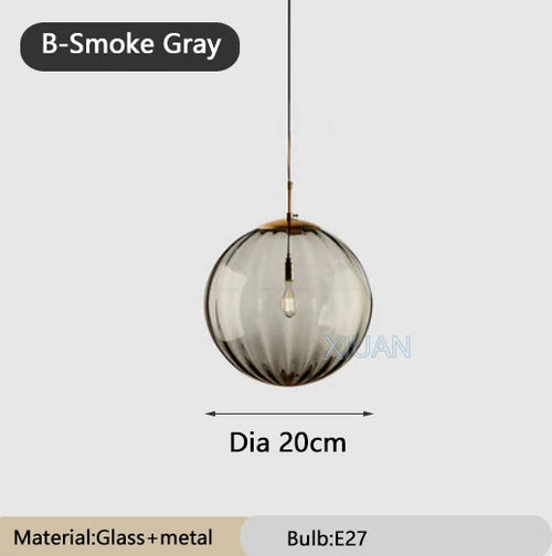 Colourful glass chandelier for restaurant - vue 22 sur 25