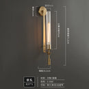 American country style retro brass wall light