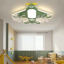 Nordic LED airplane ceiling light for modern children's room