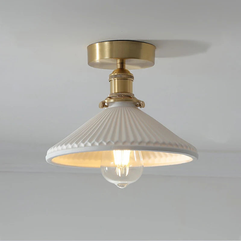 Nordic Japanese style luxury LED pendant light