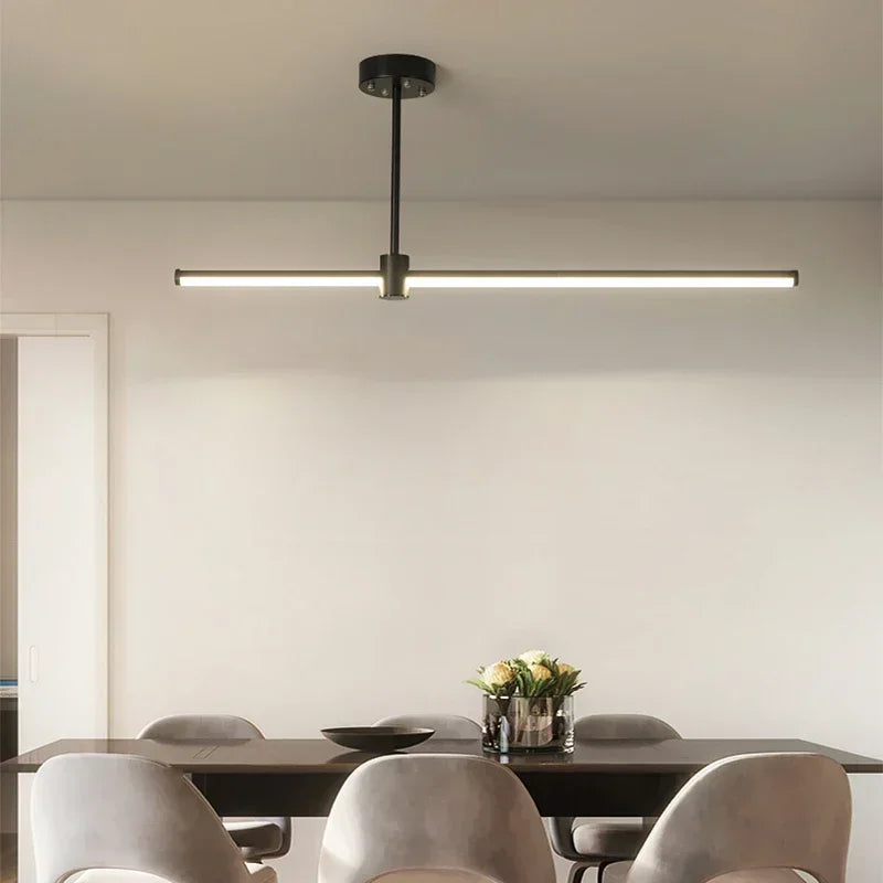 Modern decorative LED chandelier for home or restaurant interiors