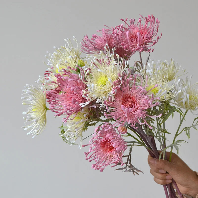 Leucospermum artificial flowers for wedding decoration