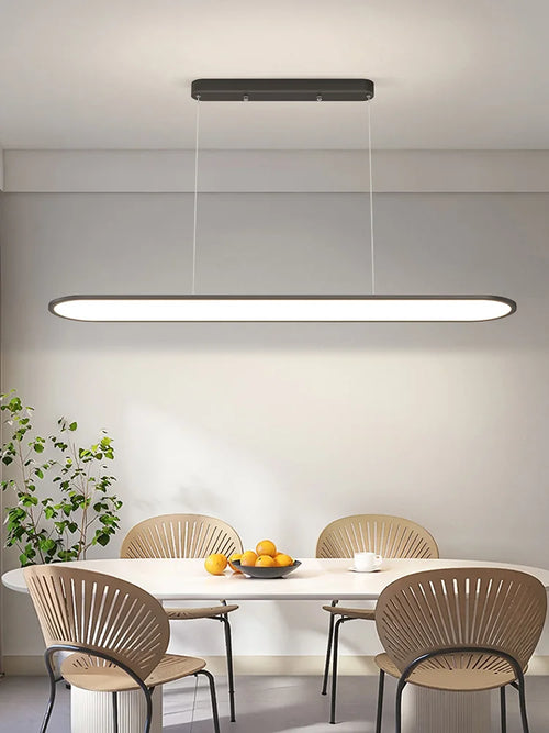 Modern industrial style chandelier for indoor lighting - vue 5 sur 14