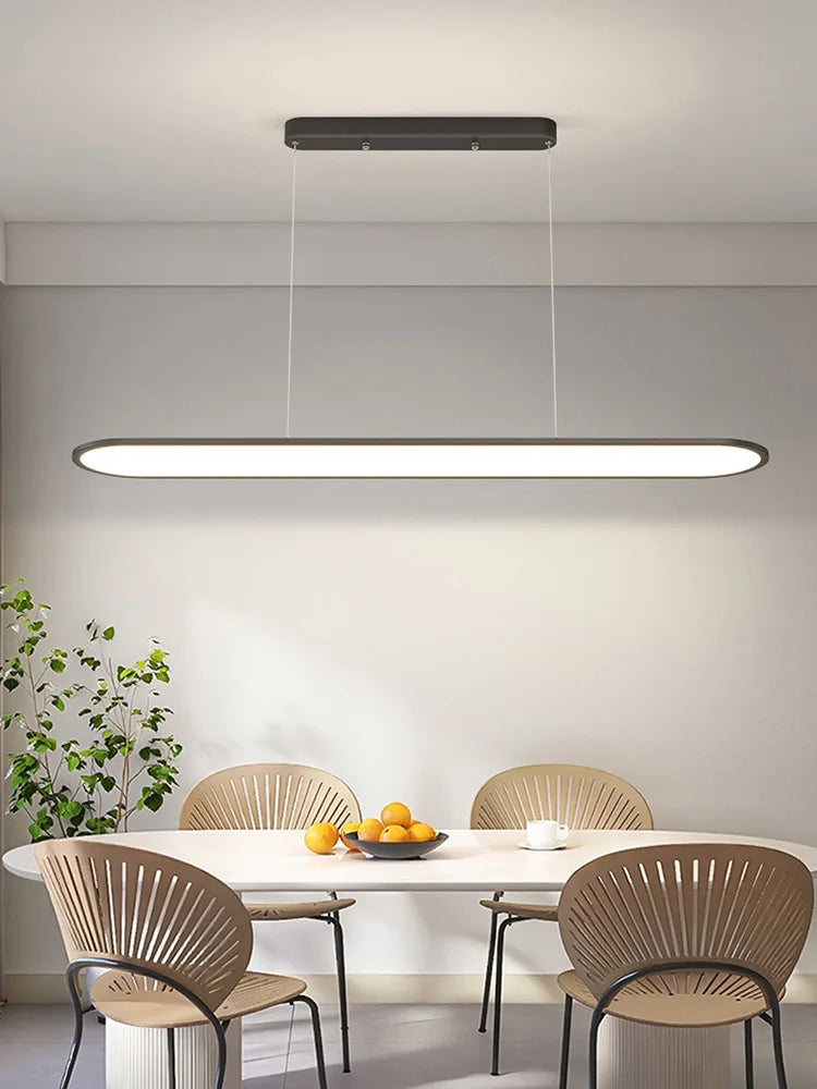 Modern industrial style chandelier for indoor lighting - vue 4 sur 14