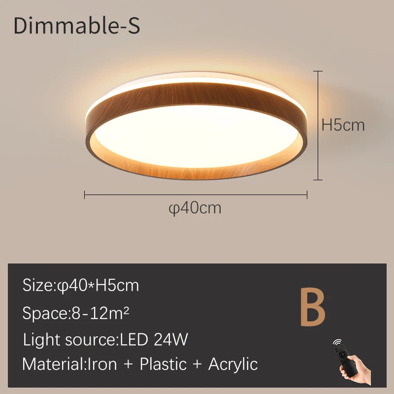 Modern moon dimmable LED ceiling lights - vue 13 sur 17