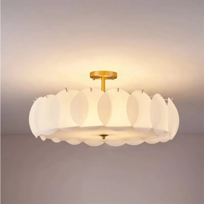 Luxury round glass chandelier 2022 for decorative lighting - vue 6 sur 9