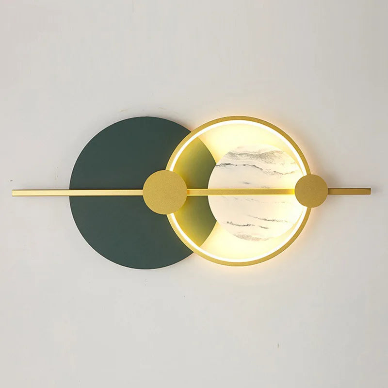 Nordic luxury LED wall light for hotel - vue 5 sur 9