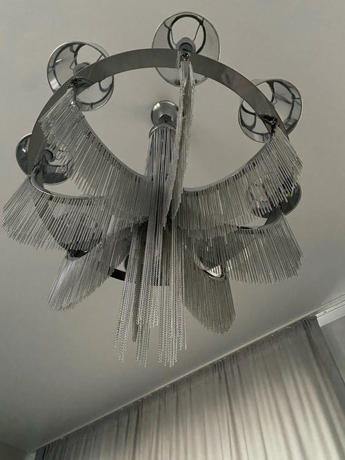 Luxury chandelier for weddings, entryways and elegant decor - vue 7 sur 15