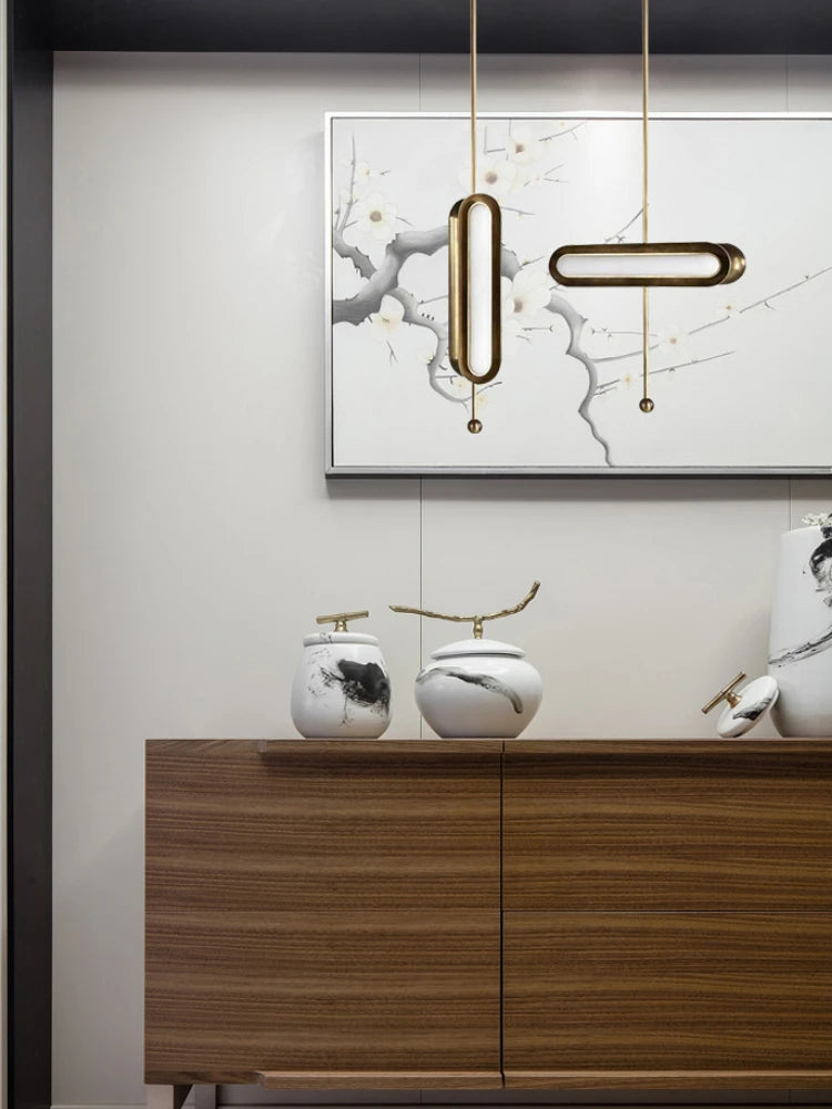 Minimalist modern pendant light for elegant interiors