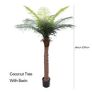 Artificial coconut tree large green plant for indoor decoration