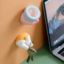 Fun animal adhesive toothbrush holder for children