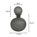 frosted glass vase for artificial flowers modern decoration