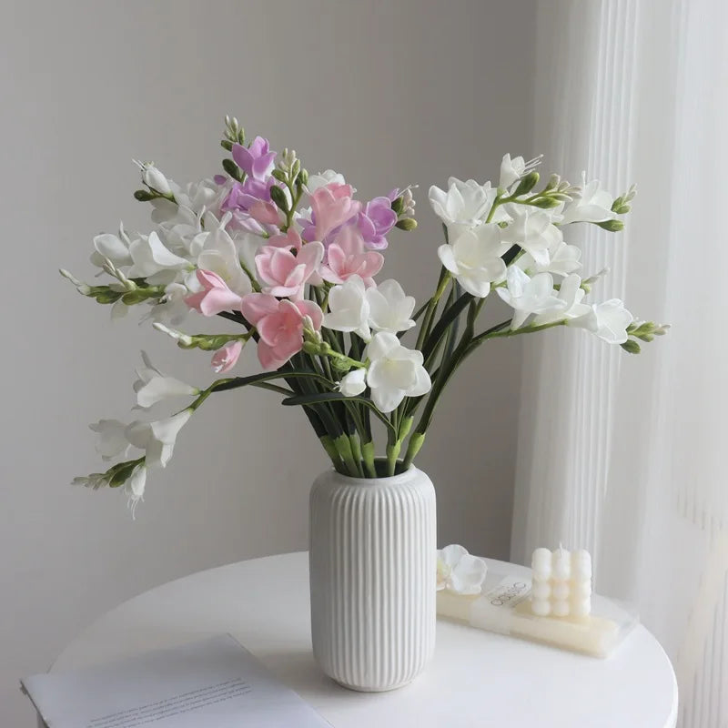 Artificial orchid flowers elegant wedding bouquet