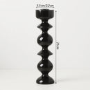 Wooden candle holder for nordic table decoration