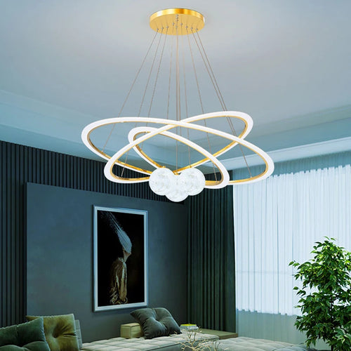 Nordic design glass chandelier creative decorative indoor lighting