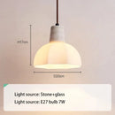 Stone glass chandelier for modern and romantic lighting