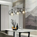 Modern glass chandelier for indoor pendant lighting