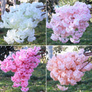 Artificial cherry blossom flowers for wedding decoration and DIY