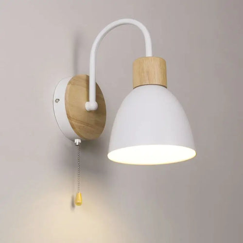 Modern Nordic macaron wall light with LED switch