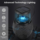 Decorative solar metal hanging outdoor lantern