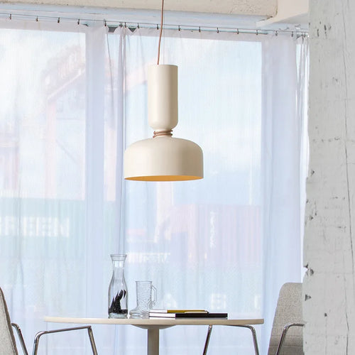 Nordic minimalist creative LED pendant light for dining room or bar - vue 5 sur 22