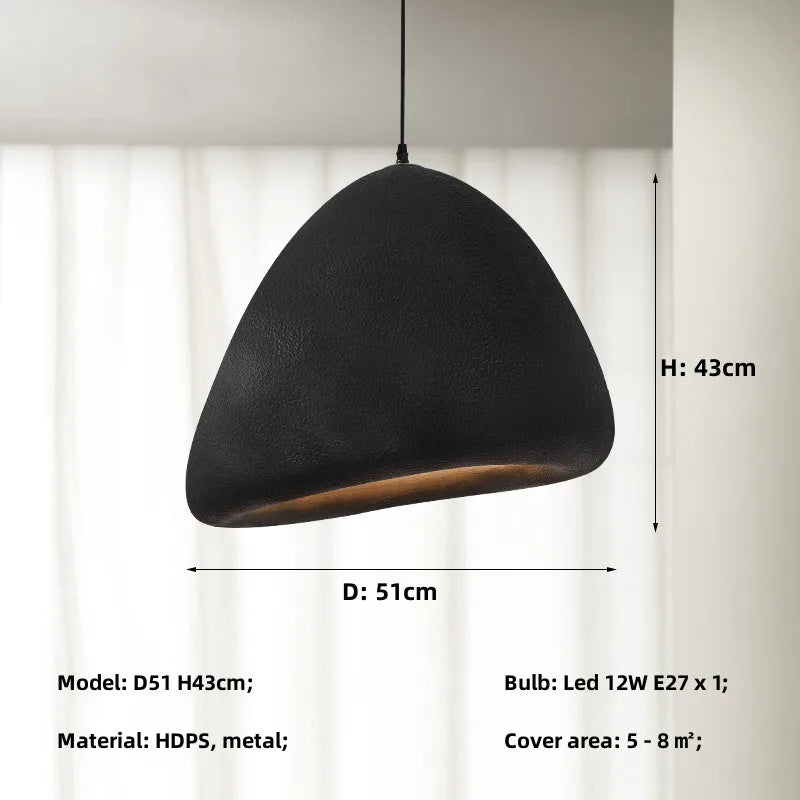 Wabi sabi pendant light 2023 modern minimalist cream style