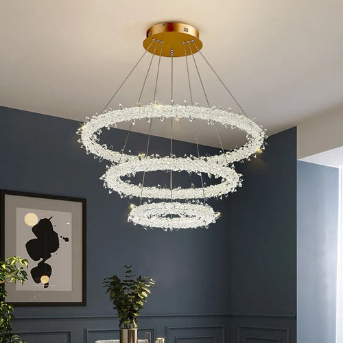 Modern crystal chandelier for elegant interior decoration