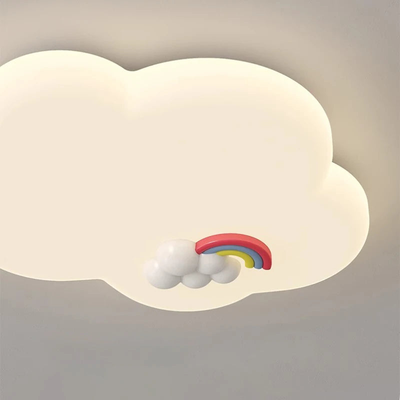 Creative cloud ceiling light for a cosy children's room - vue 6 sur 13