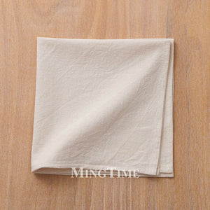 Serviette de table coton lavé style classique réutilisable