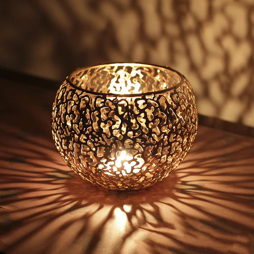 Creative retro metal candle holder for party and wedding decor - vue 6 sur 12