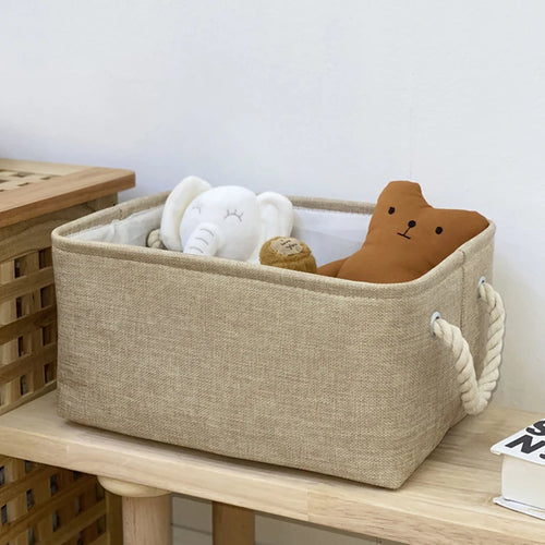 foldable storage basket for clothes and various supplies - vue 10 sur 12