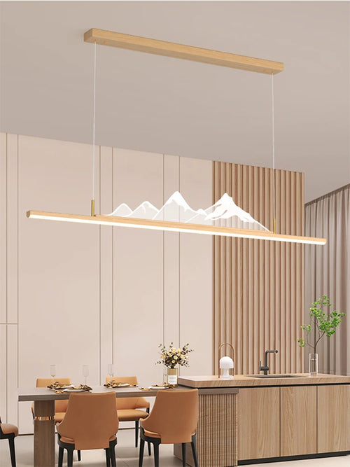 Chinese style chandelier for restaurant and office mountain - vue 5 sur 10