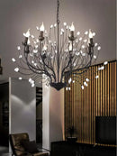 Design crystal LED chandelier for an elegant and modern interior